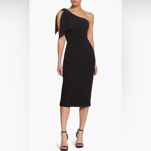 Dress the Population- Tiffany Black midi dress